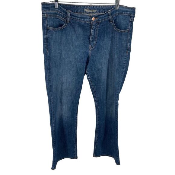 Old Navy Women's The Dreamer Jeans flare Denim Medium Wash Blue Size 14 - Picture 5 of 9